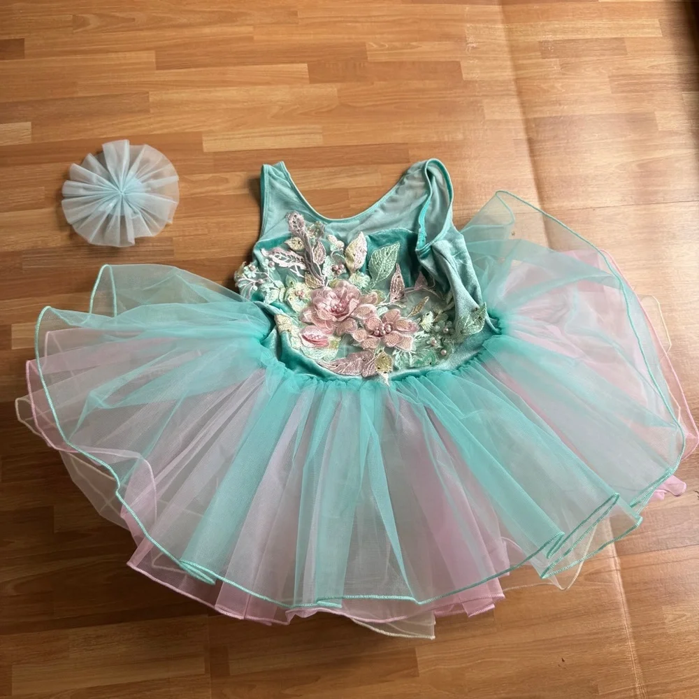 A wish come true dance outfit pastel tutu size 5/6